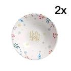 Conjunto De 2 Bowl 300ml Holly Jolly - Natal