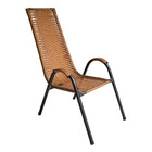 Conjunto De 2 Cadeira Canadá Para Área Externa De Aço Carbono