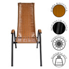 Conjunto De 2 Cadeira Canadá Para Área Externa De Aço Carbono