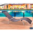 Conjunto de 2 Cadeira Espreguiçadeira Ilha do Mel de Fibra Si