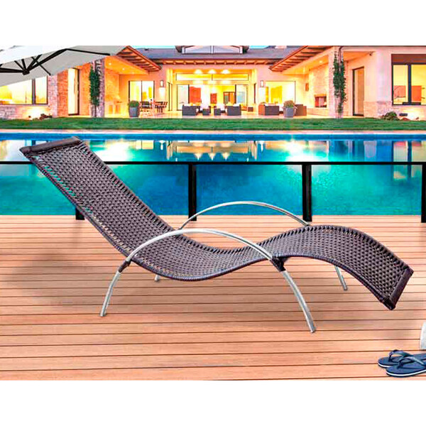 Conjunto de 2 Cadeira Espreguiçadeira Ilha do Mel de Fibra Si