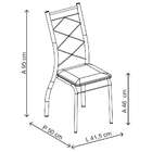 Conjunto De 2 Cadeiras 1710 Napa – Carraro - Cacau