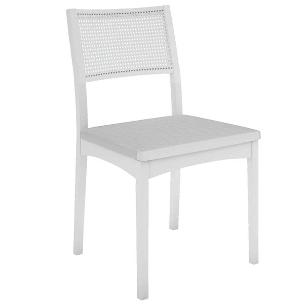 Conjunto De 2 Cadeiras Atlanta- Móveis Clement - Branco Gelo / Macau |  Leroy Merlin