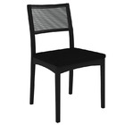Conjunto De 2 Cadeiras Atlanta- Móveis Clement - Preto Ebaniz