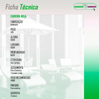 Conjunto de 2 Cadeiras Bela de Aço Carbono e Fibra Sintética