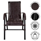 Conjunto De 2 Cadeiras Bela De Aço Carbono E Fibra Sintética