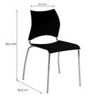 Conjunto De 2 Cadeiras Buritizeiro Preto