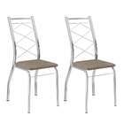 Conjunto De 2 Cadeiras Crucilandia Conhaque