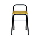 Conjunto De 2 Cadeiras Dobráveis Rústico Madeira Natural