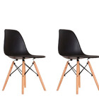 Conjunto De 2 Cadeiras Eames Design Eiffel Para Escreitório