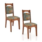 Conjunto De 2 Cadeiras Estofadas Ca29/2 Dalla Costa