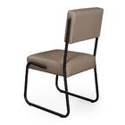 Conjunto De 2 Cadeiras Flórida Couro Sintético Sala De Jantar