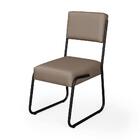 Conjunto De 2 Cadeiras Flórida Couro Sintético Sala De Jantar