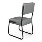 Conjunto De 2 Cadeiras Flórida Couro Sintético Sala De Jantar