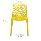Conjunto De 2 Cadeiras Gruv Amarela