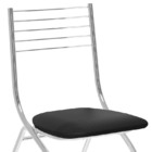 Conjunto de 2 Cadeiras Napa 146 – Carraro - Preto / Cromado