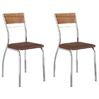 Conjunto De 2 Cadeiras Native Napa 1721- Carraro - Cacau