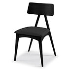 Conjunto De 2 Cadeiras Toquio- Móveis Clement - Preto Ebaniza