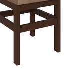 Conjunto De 2 Cadeiras Zima Suede Tabaco