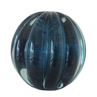 Conjunto De 2 Esferas Murano Azul Petróleo Tamanhos P E M