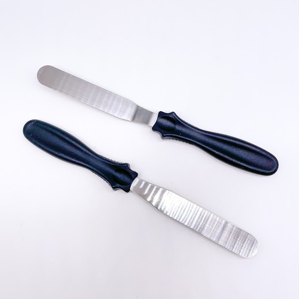 Conjunto De 2 Espátulas Em Inox Para Confeitarias