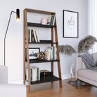 Conjunto De 2 Estantes Para Livros Escada Biblioteca 140x61cm