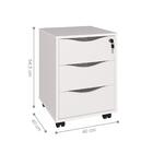 Conjunto De 2 Gaveteiros Hamm Branco