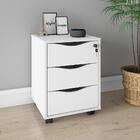 Conjunto De 2 Gaveteiros Hamm Branco