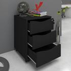 Conjunto De 2 Gaveteiros Hamm Preto