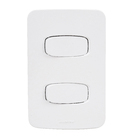 Conjunto de 2 Interruptores Simples 10A 4x2 Branco Gracia