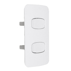 Conjunto de 2 Interruptores Simples 10A 4x2 Branco Gracia