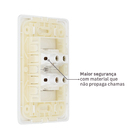 Conjunto de 2 Interruptores Simples 10A Branco S19 Simon