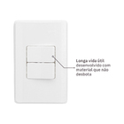 Conjunto de 2 Interruptores Simples 10A Branco S19 Simon