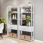 Conjunto De 2 Livreiros Emoção Com 4 Prateleiras E 1 Gaveta