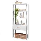 Conjunto De 2 Livreiros Emoção Com 4 Prateleiras E 1 Gaveta