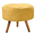 Conjunto De 2 Poltronas + 1 Puff Sabrina Veludo Star Confort