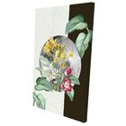 Conjunto De 2 Telas Decorativa Mulher Floral Silver Moon