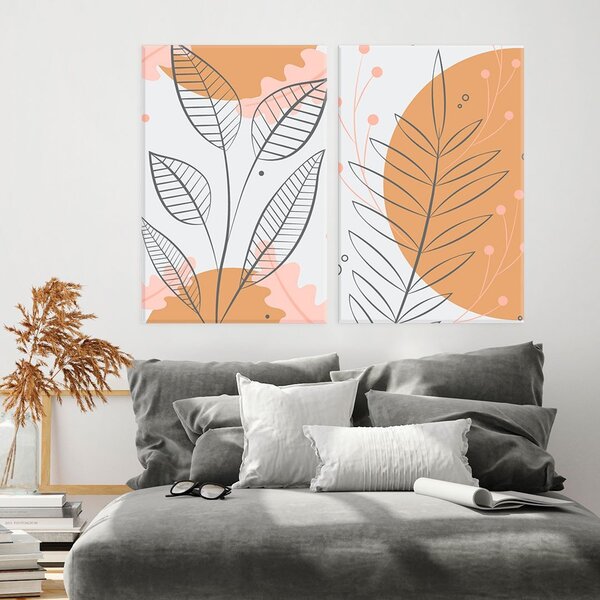 Conjunto De 2 Telas Decorativa Premium