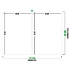 Conjunto De 2 Telas Decorativa Universo