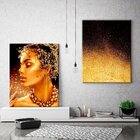 Conjunto De 2 Telas Decorativas Gold Premium