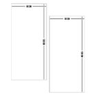 Conjunto De 2 Telas Decorativas Slim Abstrato Mármore Azul Ún