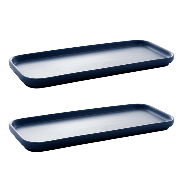 Conjunto De 2 Travessas De Porcelana Nórdica