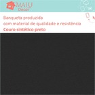 Conjunto De 3 Banquetas Redondas 3 Pés Preta