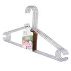 Conjunto De 3 Cabides Dasplast 0005 Cristal