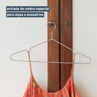 Conjunto De 3 Cabides De Metal Revestido De Pvc Finesse Oikos