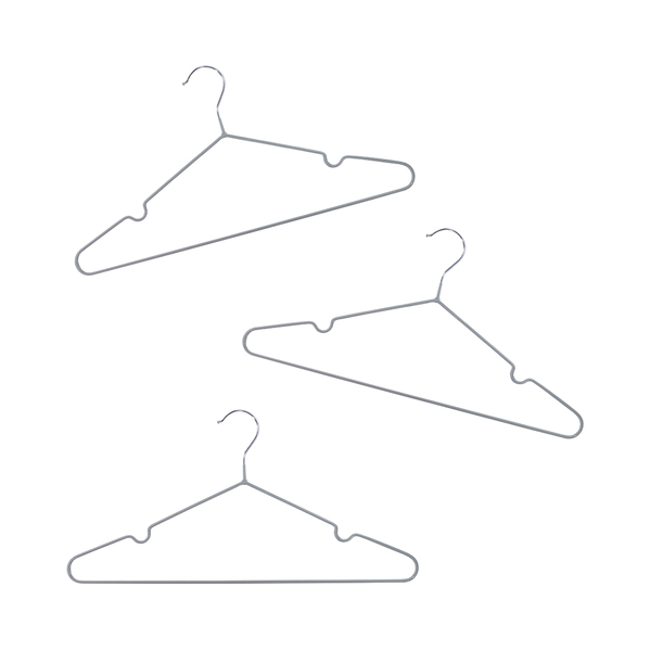 Conjunto De 3 Cabides De Metal Revestido De Pvc Finesse Oikos