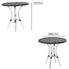 Conjunto De 3 Cadeiras De Area Colombia E 1 Mesa Alta Toquio