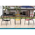 Conjunto De 3 Cadeiras Eclipse De Área, Fibra Sintética, Vara