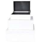 Conjunto De 3 Caixas De Madeira