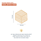 Conjunto De 3 Descansos Para Copo Mostarda - Oikos